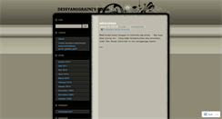 Desktop Screenshot of dessyanggraini.wordpress.com