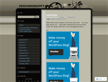 Tablet Screenshot of dessyanggraini.wordpress.com