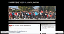 Desktop Screenshot of epsmalraux.wordpress.com