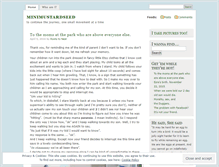 Tablet Screenshot of minimustardseed.wordpress.com