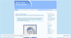 Desktop Screenshot of knowyourgovernment.wordpress.com