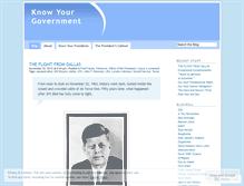 Tablet Screenshot of knowyourgovernment.wordpress.com