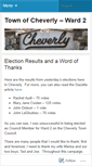 Mobile Screenshot of cheverlyward2.wordpress.com