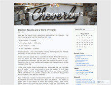 Tablet Screenshot of cheverlyward2.wordpress.com