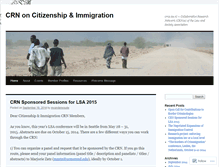 Tablet Screenshot of crn2.wordpress.com