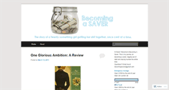 Desktop Screenshot of becomingasaver.wordpress.com