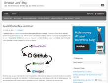 Tablet Screenshot of christianloris.wordpress.com