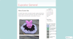 Desktop Screenshot of cupcakegeneral.wordpress.com