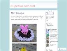 Tablet Screenshot of cupcakegeneral.wordpress.com