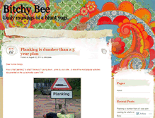 Tablet Screenshot of bitchybee.wordpress.com