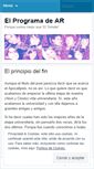 Mobile Screenshot of elprogramadear.wordpress.com