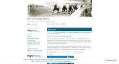 Desktop Screenshot of horseracinginside.wordpress.com