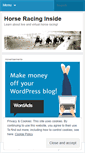 Mobile Screenshot of horseracinginside.wordpress.com
