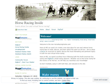 Tablet Screenshot of horseracinginside.wordpress.com