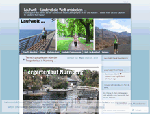 Tablet Screenshot of laufwelt.wordpress.com