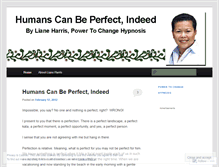 Tablet Screenshot of perfecthumans.wordpress.com