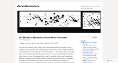 Desktop Screenshot of decemberembers.wordpress.com