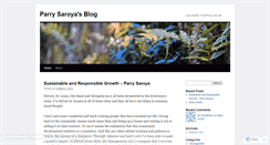 Desktop Screenshot of parrysaroya.wordpress.com