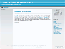 Tablet Screenshot of johnemac.wordpress.com