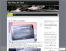 Tablet Screenshot of mesnewsdegeek.wordpress.com