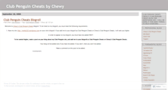 Desktop Screenshot of penguincheatscp.wordpress.com