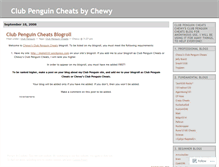 Tablet Screenshot of penguincheatscp.wordpress.com