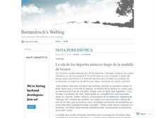 Tablet Screenshot of bernardosch.wordpress.com