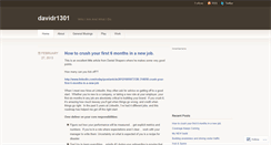 Desktop Screenshot of davidr1301.wordpress.com