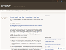 Tablet Screenshot of davidr1301.wordpress.com