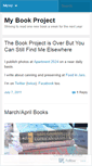 Mobile Screenshot of mybookproject.wordpress.com