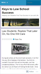 Mobile Screenshot of lawsuccess.wordpress.com