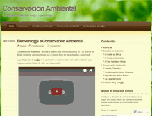 Tablet Screenshot of conservacionambiental.wordpress.com