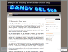 Tablet Screenshot of dialogosdeundandyenelcabaretmexico.wordpress.com