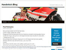 Tablet Screenshot of handinha.wordpress.com
