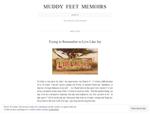 Tablet Screenshot of muddyfeetmemoirs.wordpress.com