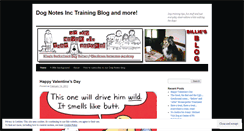 Desktop Screenshot of dognotesinc.wordpress.com