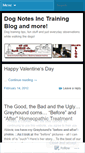 Mobile Screenshot of dognotesinc.wordpress.com