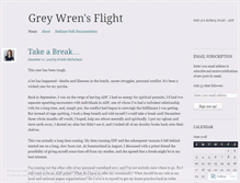 Tablet Screenshot of greywren.wordpress.com