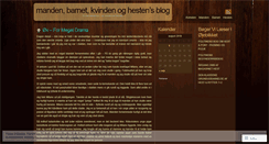 Desktop Screenshot of mandenbarnetkvindenoghesten.wordpress.com