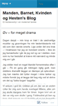 Mobile Screenshot of mandenbarnetkvindenoghesten.wordpress.com
