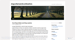 Desktop Screenshot of dogcollarsandcoolleashes.wordpress.com