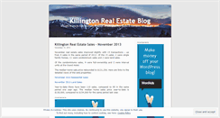 Desktop Screenshot of killingtonrealestateblog.wordpress.com