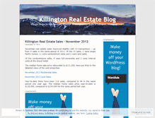 Tablet Screenshot of killingtonrealestateblog.wordpress.com