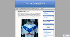 Desktop Screenshot of culturafutebolistica.wordpress.com