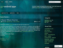 Tablet Screenshot of androidtoys.wordpress.com