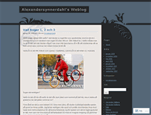 Tablet Screenshot of alexandersynnerdahl.wordpress.com