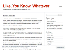 Tablet Screenshot of likeyouknowwhatever.wordpress.com
