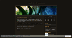 Desktop Screenshot of dinareconomy.wordpress.com