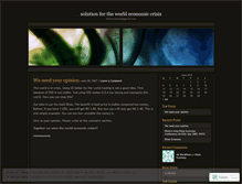 Tablet Screenshot of dinareconomy.wordpress.com