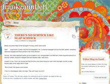 Tablet Screenshot of frankgauntlett.wordpress.com